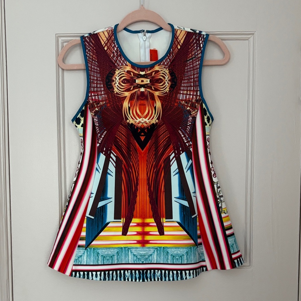 Clover Canyon Colorful Geometric Sleeveless Top